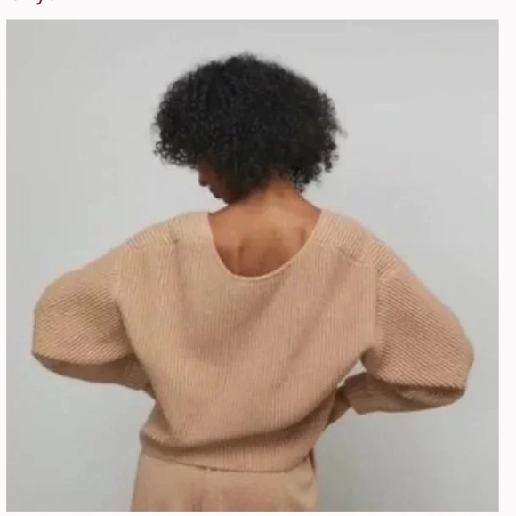 NEW Lunya Cozy Cotton Silk Reversible Pullover - Picture 4 of 13